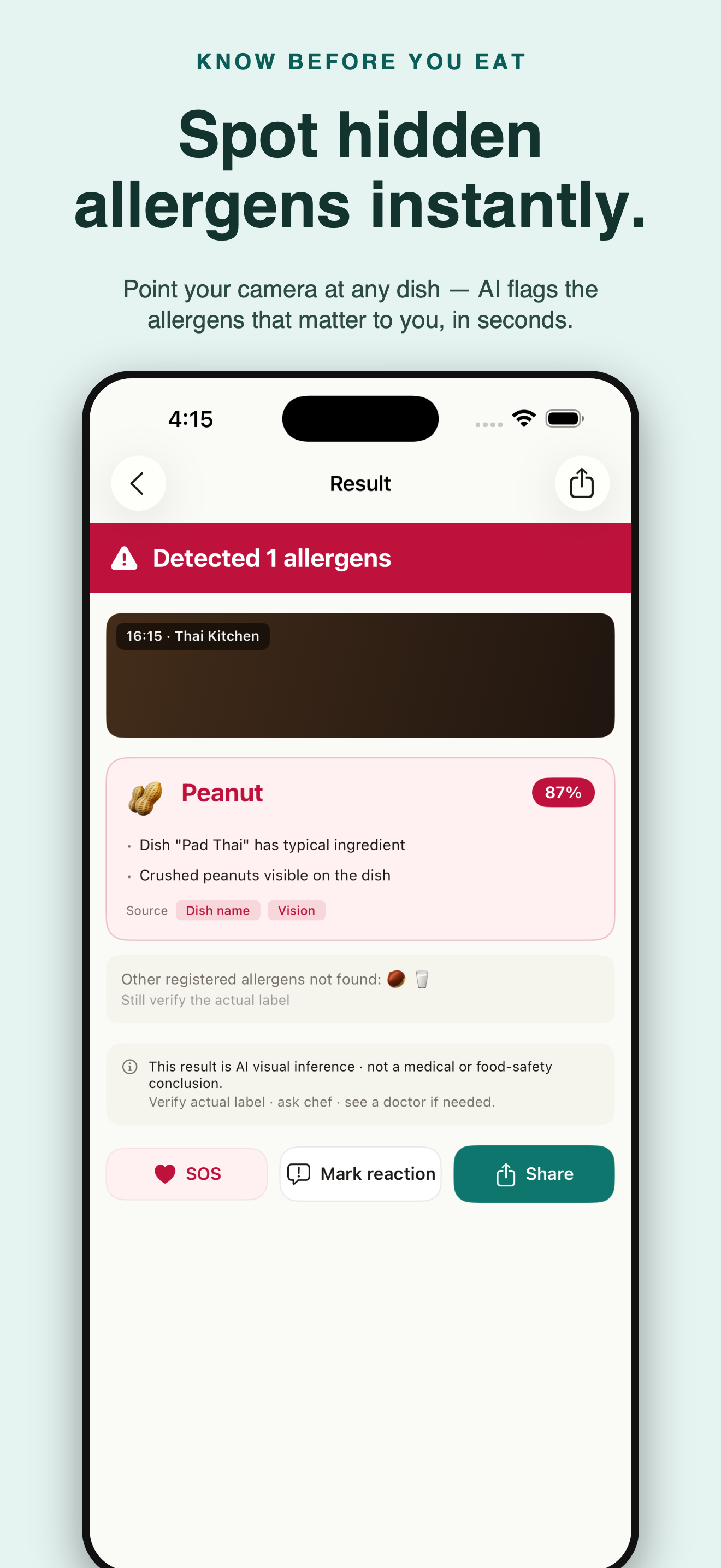 AllergyLens: Allergen Scanner — 1