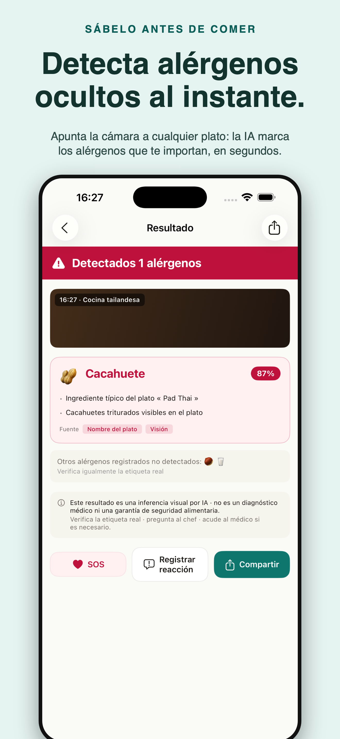 AllergyLens: Escáner alérgenos — 1