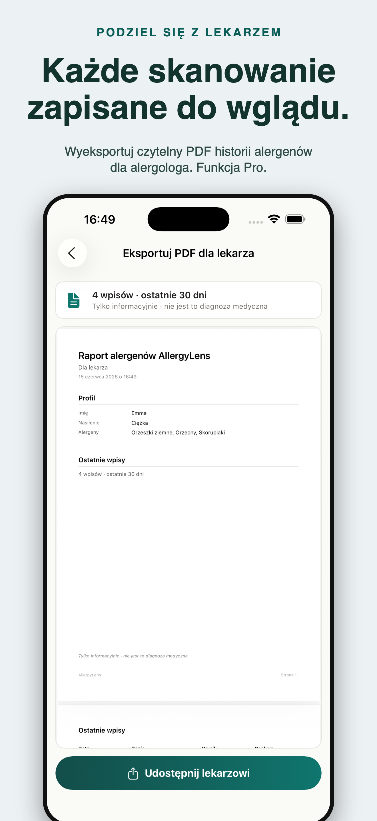 AllergyLens: skaner alergenów — 5