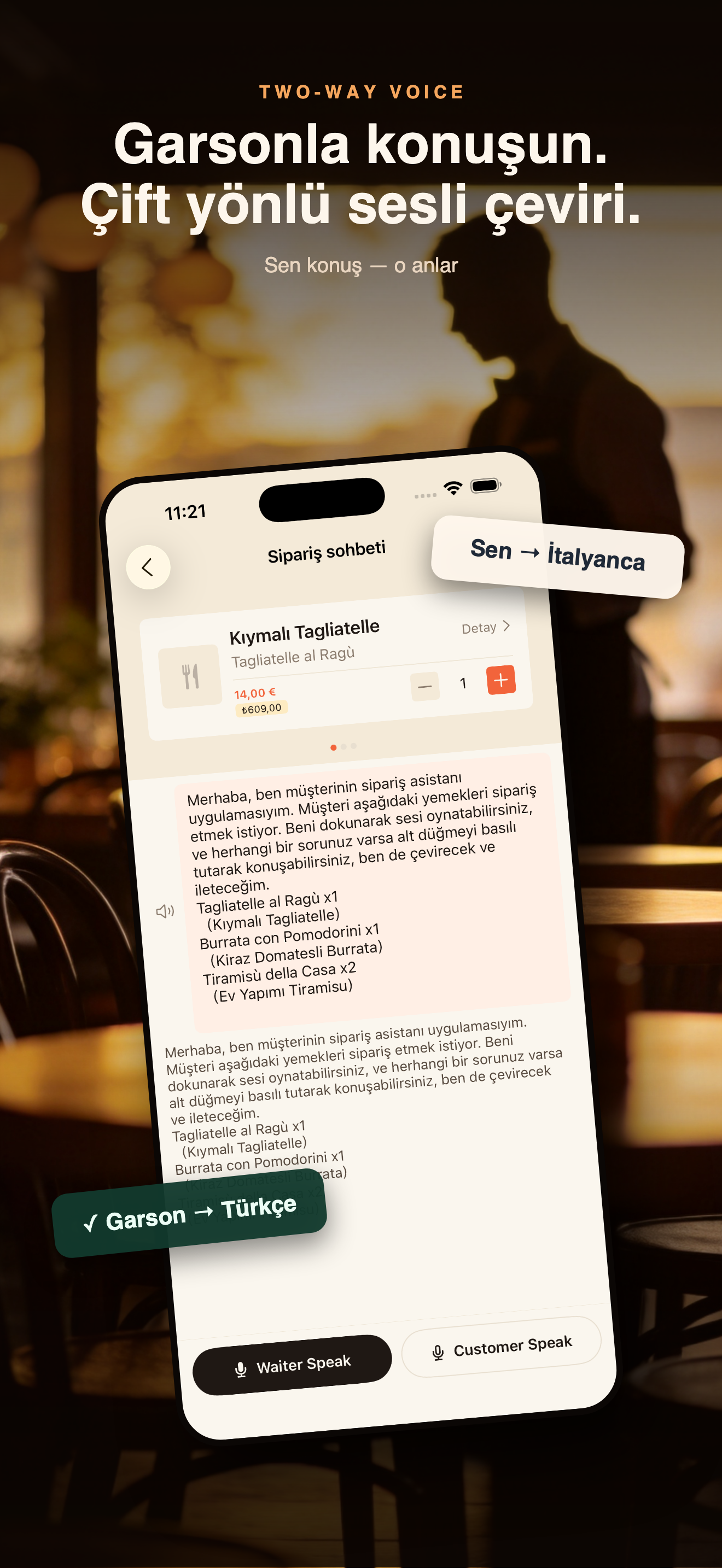 MenuLens-Yemek menüsü çevirici — 5