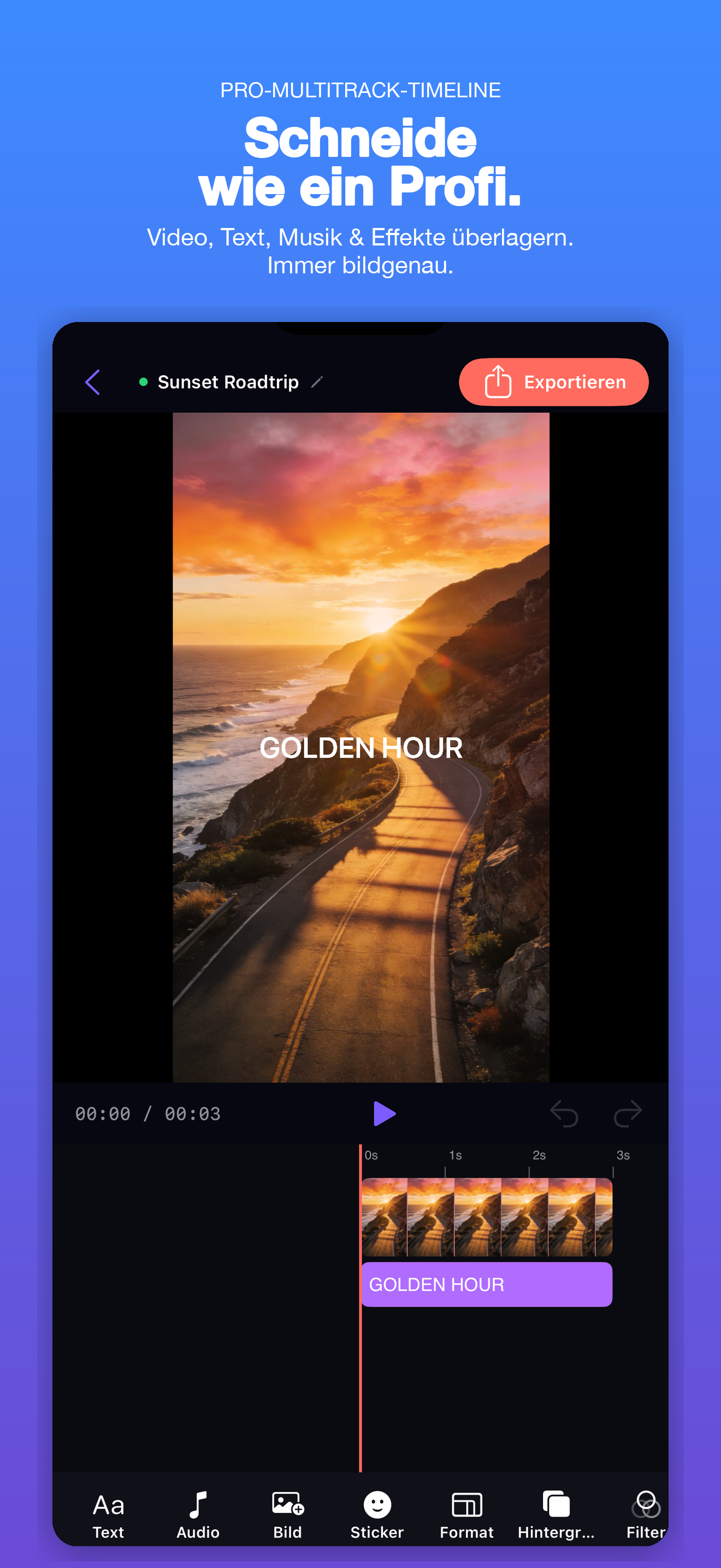 ReelCraft: Videobearbeitung — 2