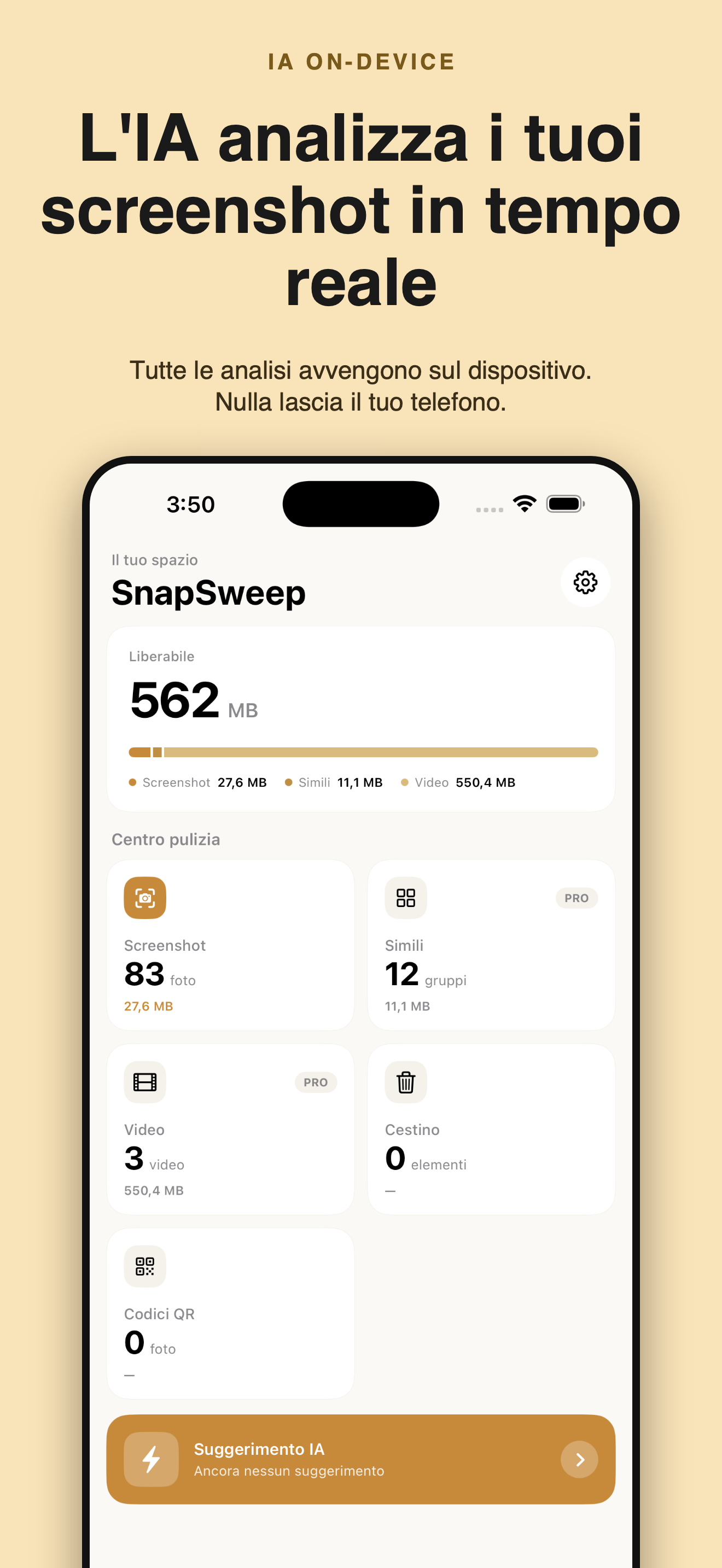 SnapSweep: pulisci foto — 1