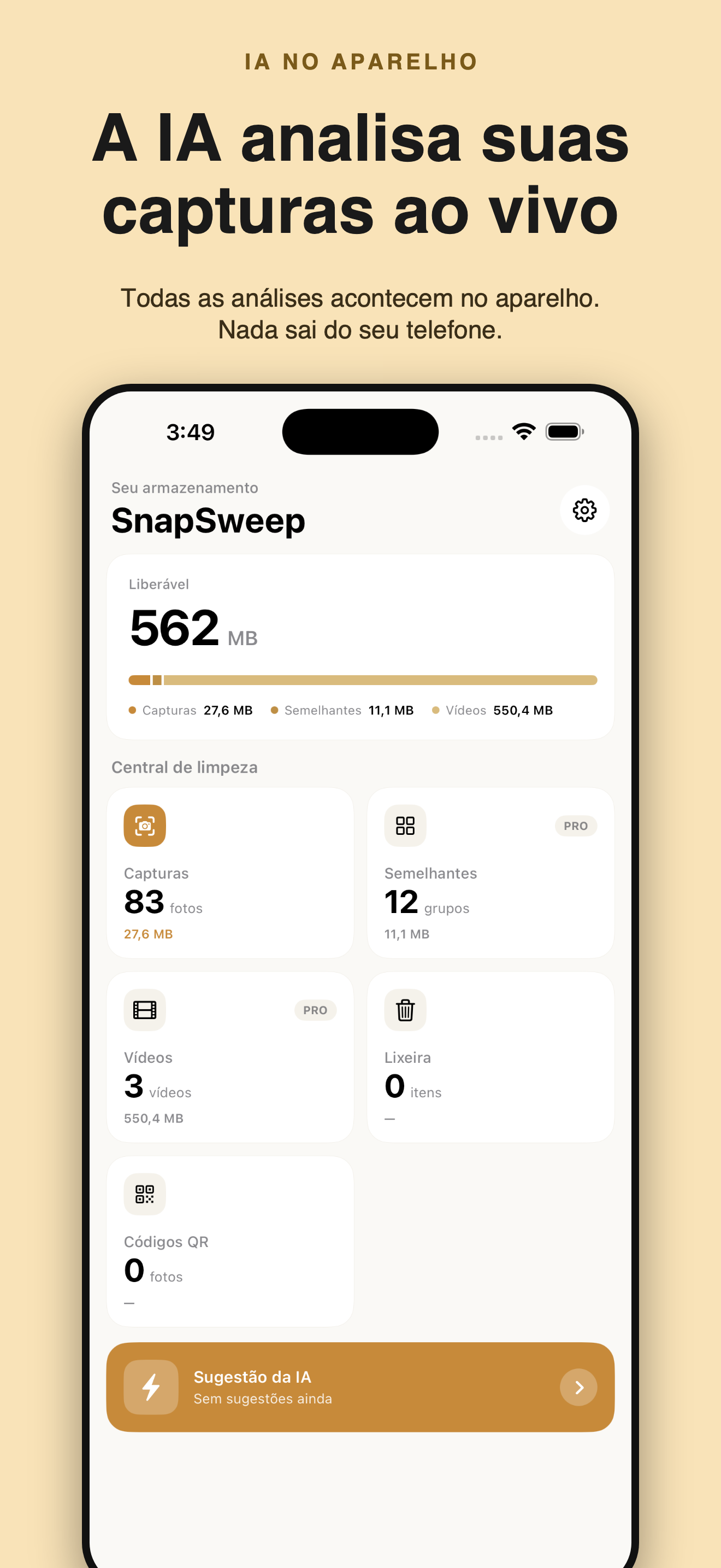 SnapSweep: limpar fotos — 1