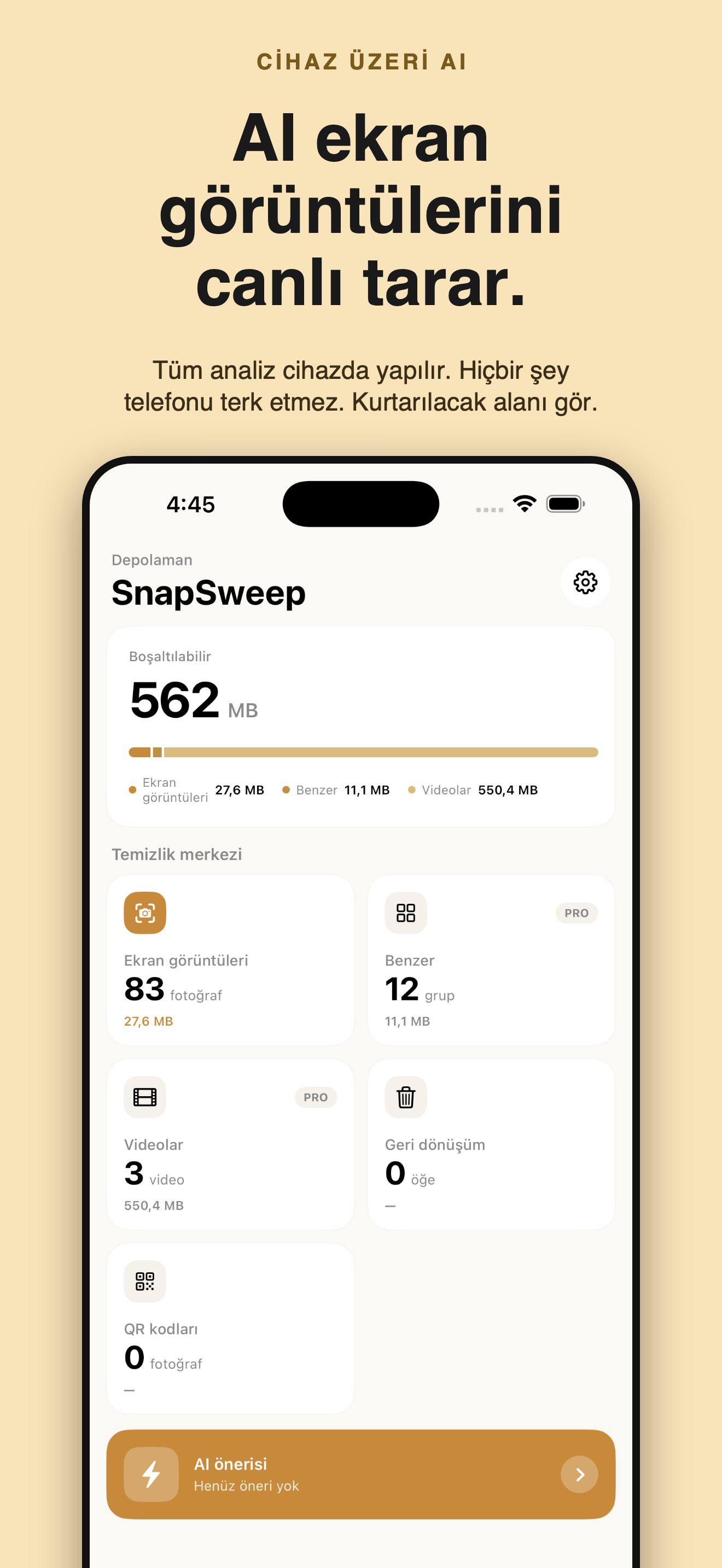 SnapSweep: foto temizliği — 1