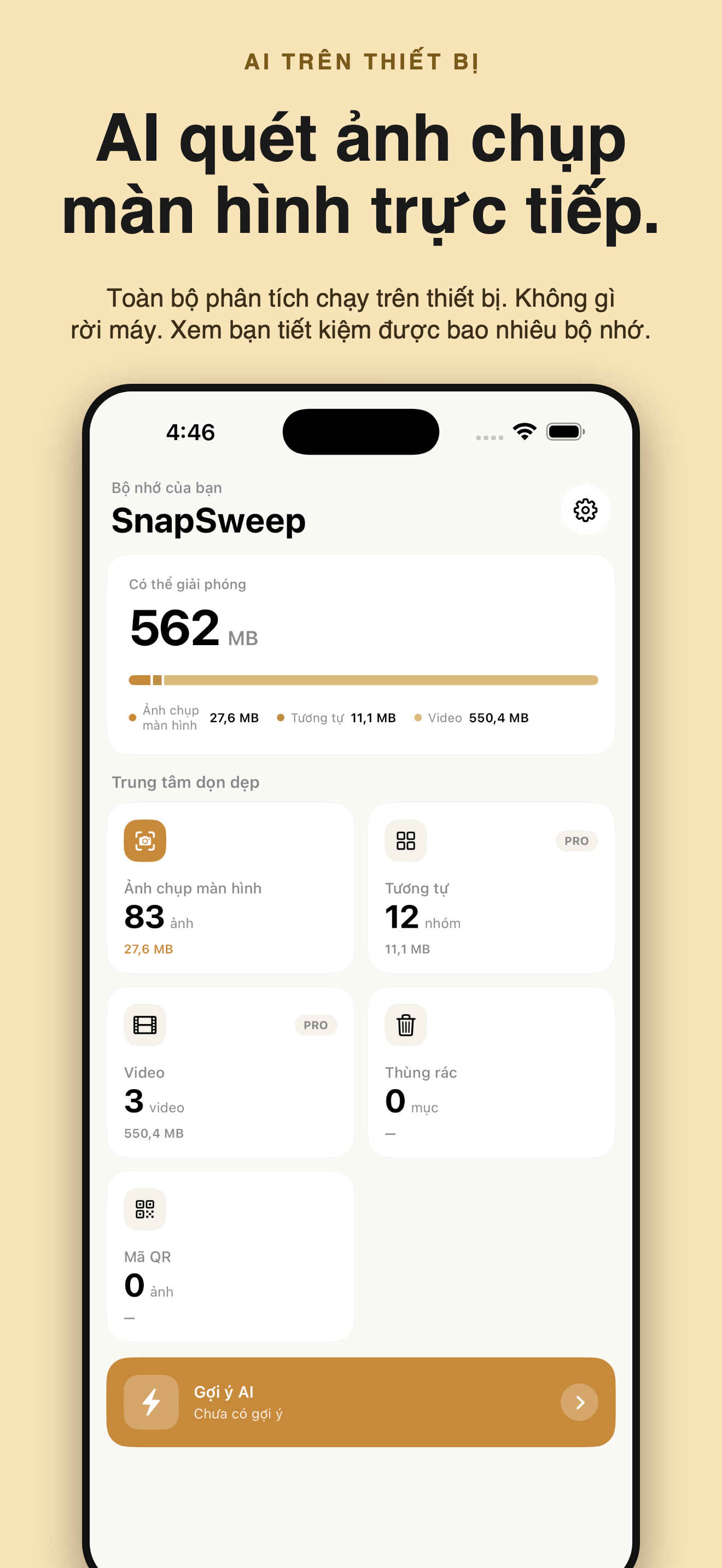 SnapSweep: dọn ảnh — 1