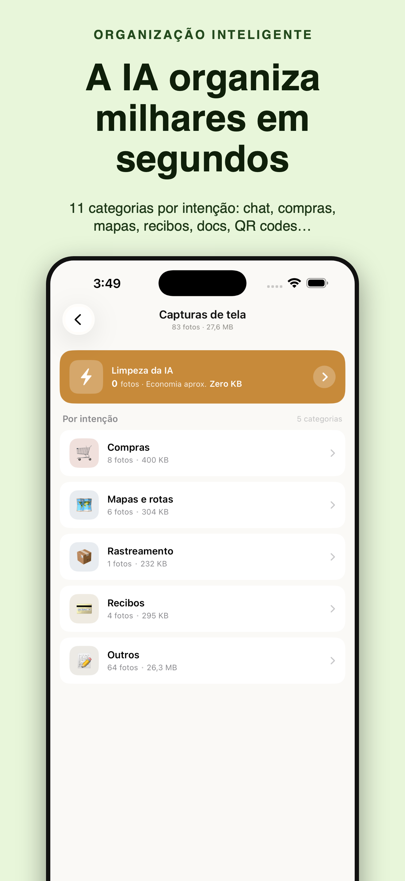 SnapSweep: limpar fotos — 2