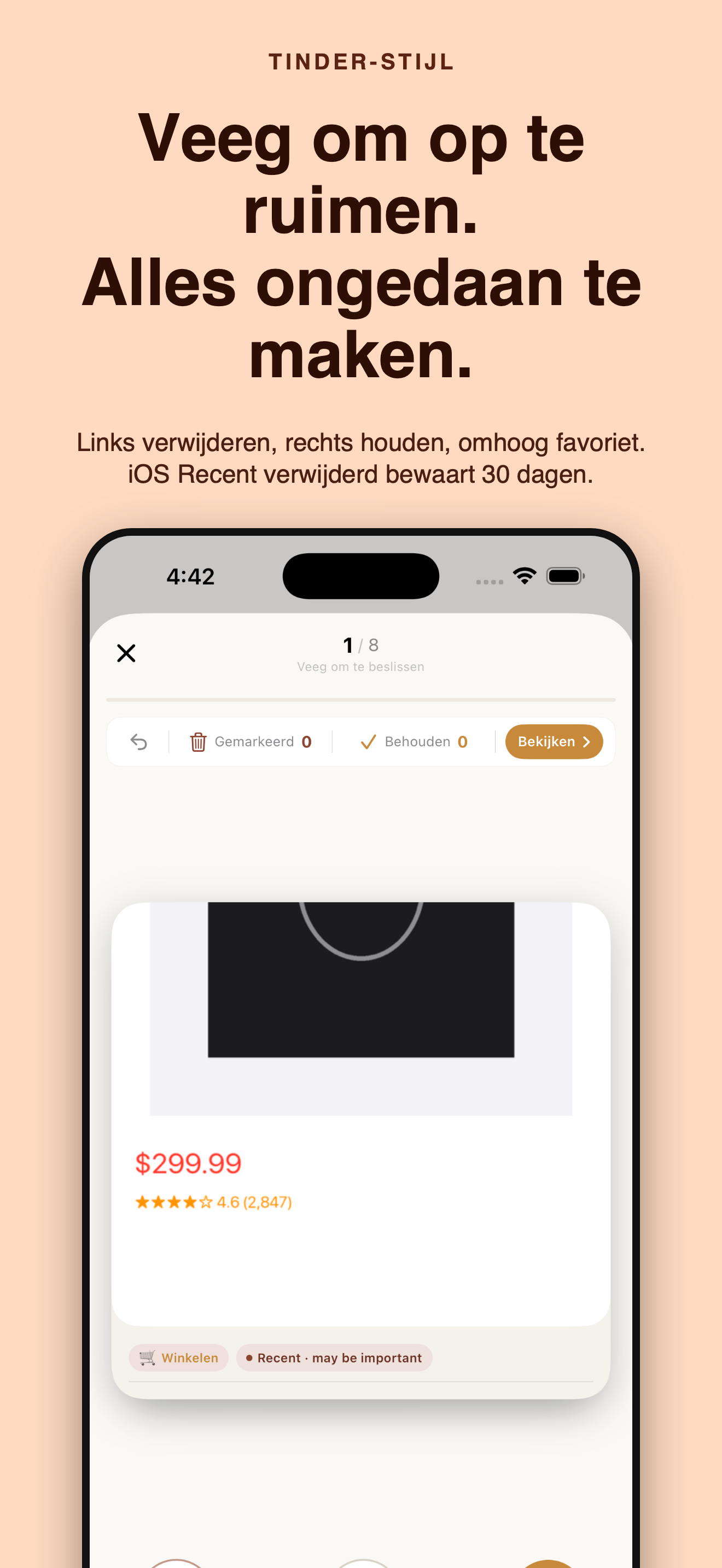 SnapSweep: foto's opruimen — 3