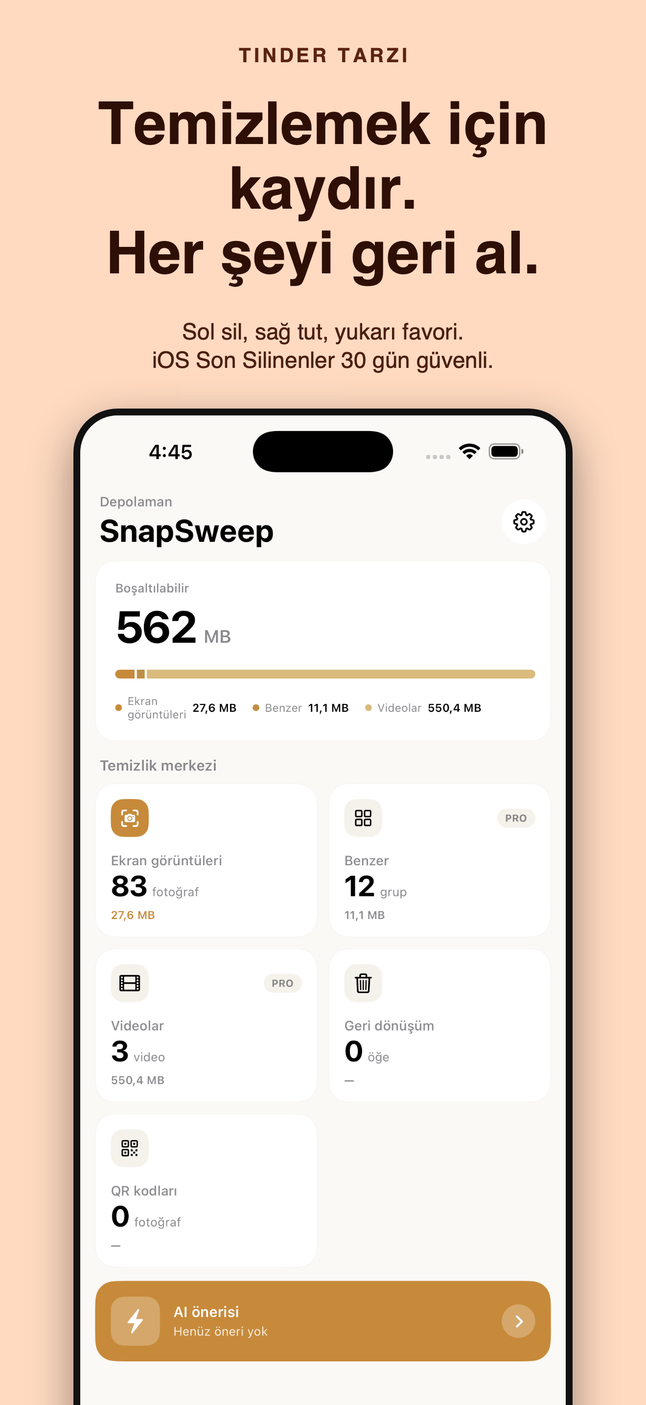 SnapSweep: foto temizliği — 3