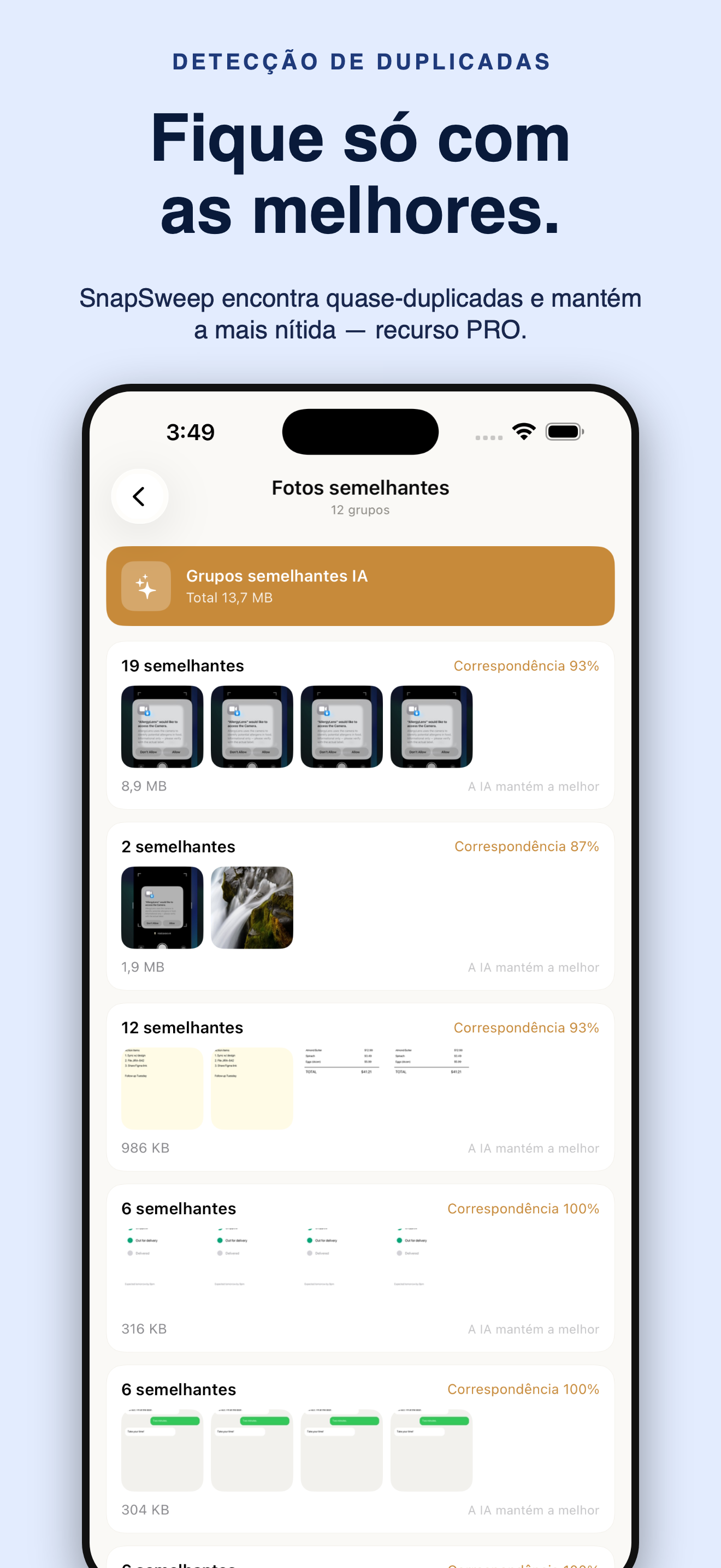 SnapSweep: limpar fotos — 4