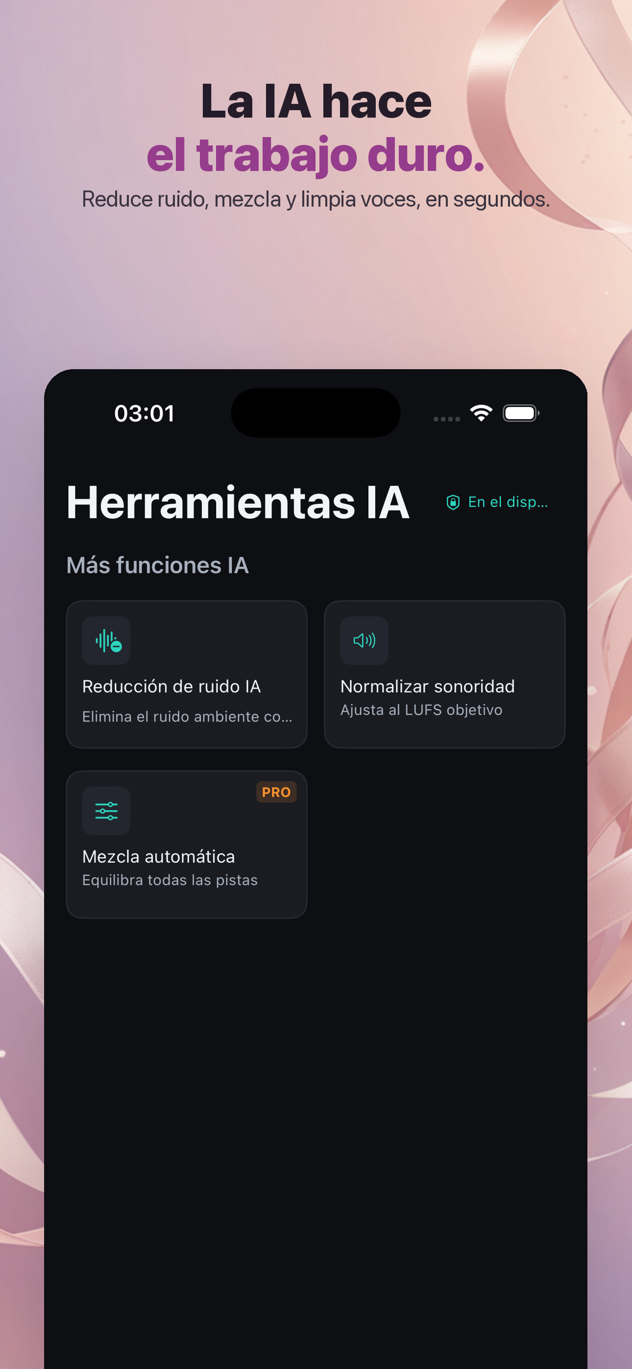 WaveCraft-Editor de Audio IA — 3