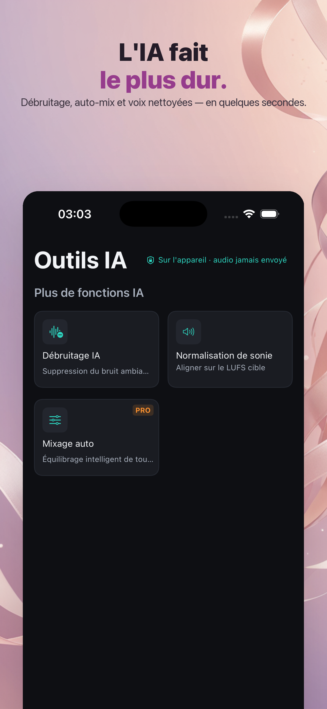 WaveCraft-Éditeur Audio IA — 3