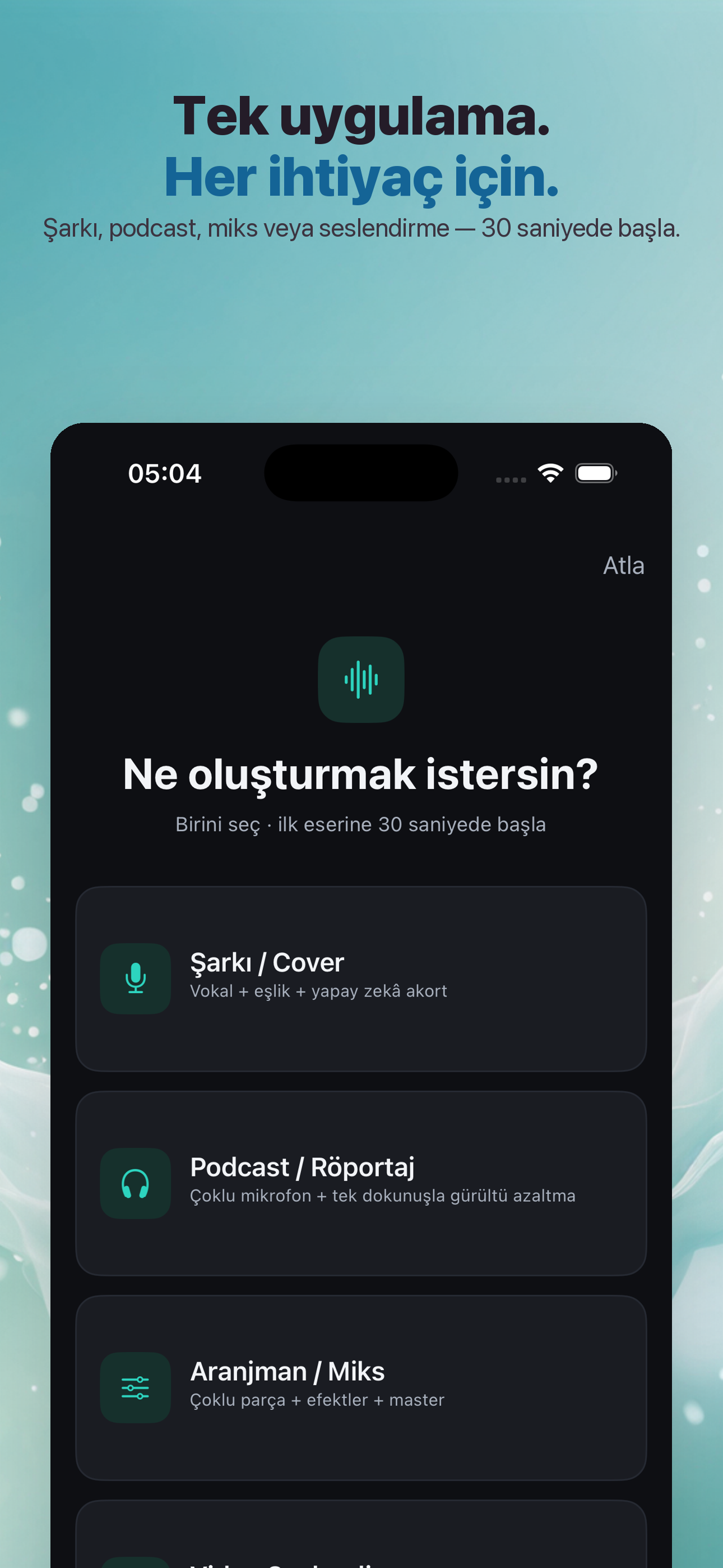 WaveCraft-AI Kayıt Stüdyosu — 5