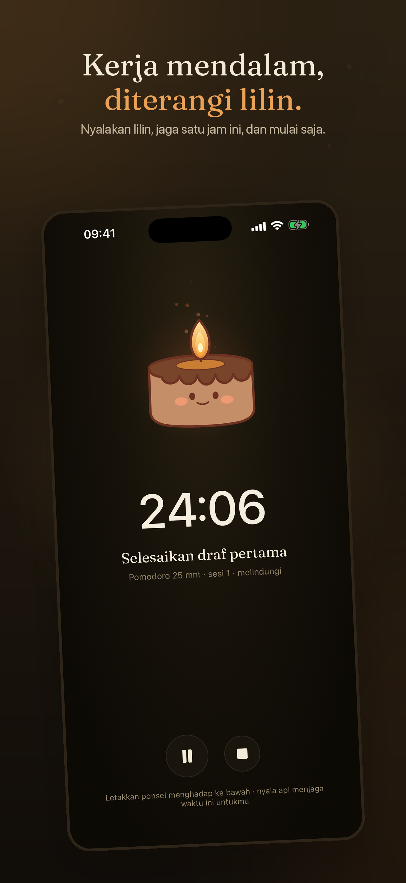 Wick: fokus cahaya lilin — 1