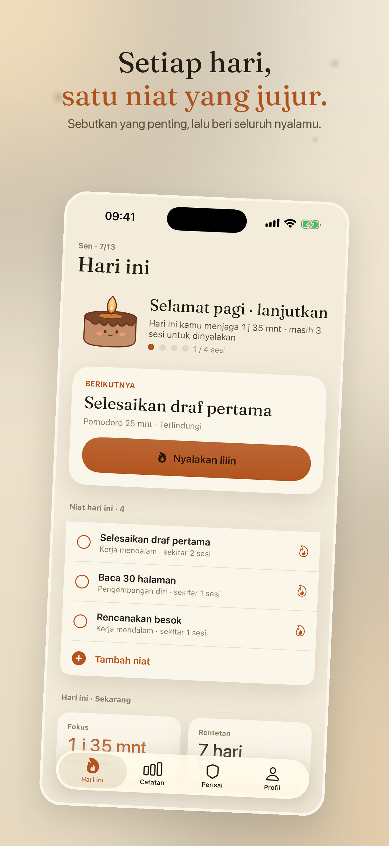 Wick: fokus cahaya lilin — 2