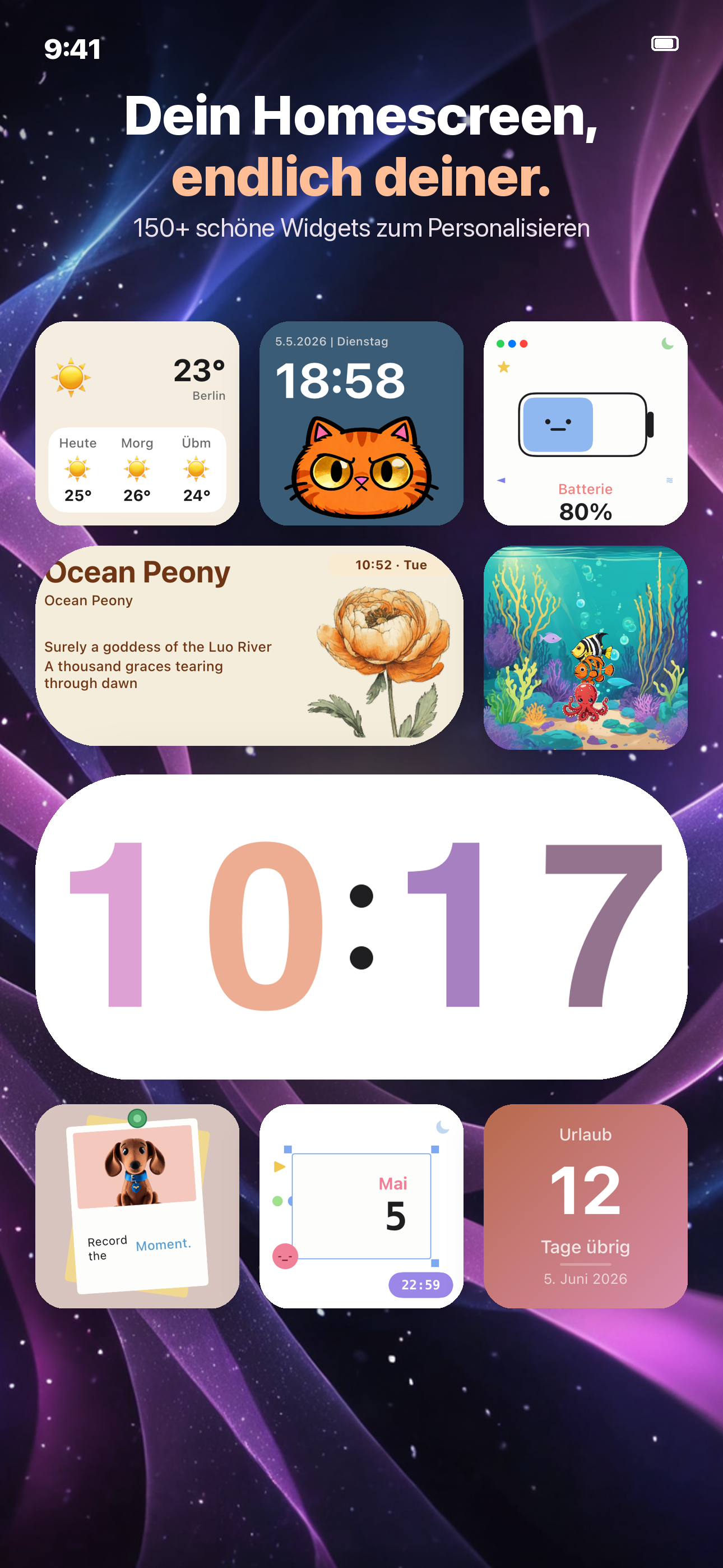 WidgetCraft-Ästhetik-Widgets — 2