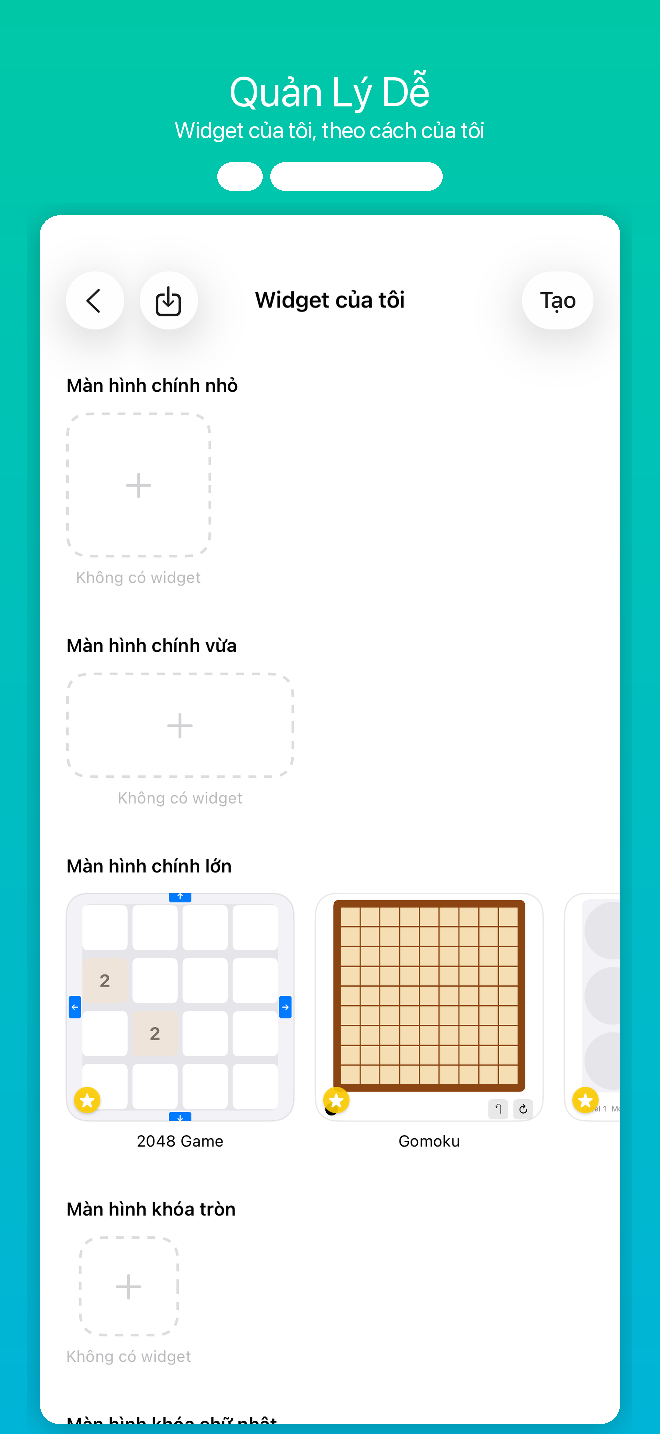 Craft Widgets — 3